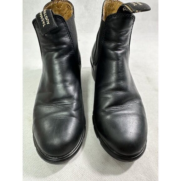 Blundstone Chelsea Heeled Boots Black Leather Womens US 6 Read - Picture 2 of 8